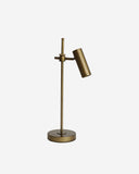 Lámpara de mesa de acero en color bronce HEJCE