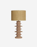 Lámpara de mesa de cerámica en color beige LAIGNE