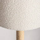 Lámpara de mesa de hierro y mármol en color dorado 40 x 87 cm – detalle