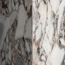 Lámpara de mesa de mármol y hierro en color blanco 42 x 85 cm – detalle