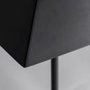 Lámpara de mesa de mármol y hierro en color gris 33 x 88 cm – detalle