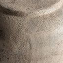 Lámpara de mesa de yute y terracota en color gris – detalle