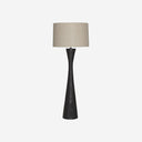 Lámpara de pie de madera de mango en color negro BLANZAC