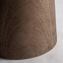 Lámpara de pie de madera de mango y yute en color marrón 50 x 163 cm – detalle