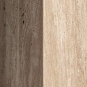 Lámpara de pie de mármol y hierro en color beige – detalle