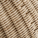 Lámpara de pie de ratán en color marrón claro 40 x 167 cm – detalle