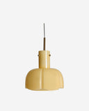 Lámpara de techo de vidrio en color amarillo SID