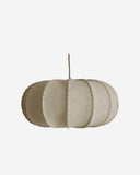 Lámpara de techo de yute en color beige EVREUX 58x28 cm