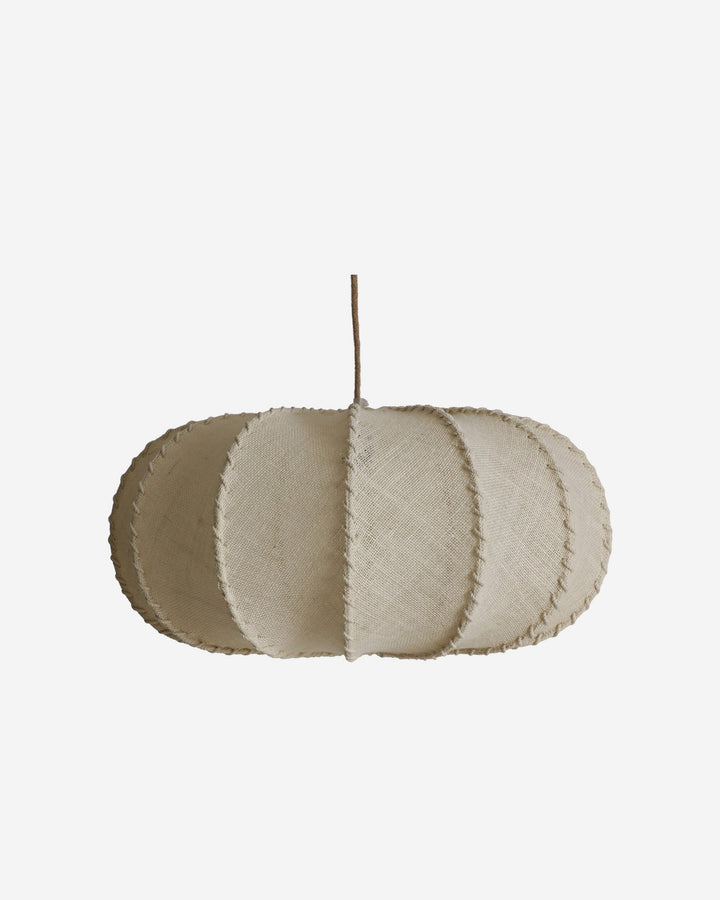 Lámpara de techo de yute en color beige EVREUX 58x28 cm