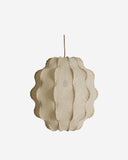 Lámpara de techo de yute en color beige EVREUX 60x60 cm