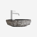 Lavabo de mármol en color gris 62 x 18 cm