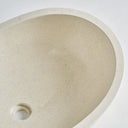 Lavabo de terrazo en color blanco – detalle
