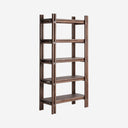 Librería de madera de acacia en color marrón