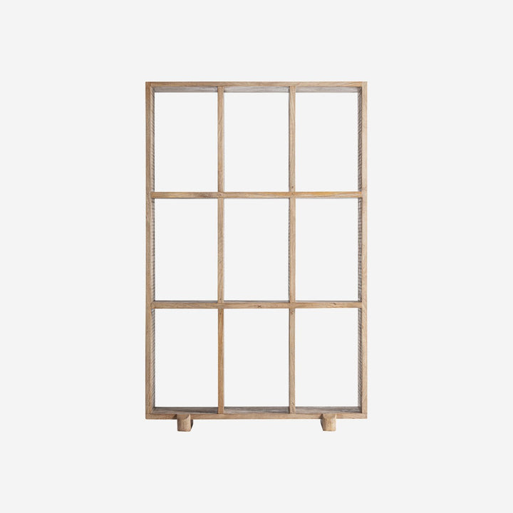Librería de madera de mango en color marrón claro