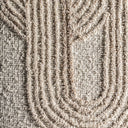 Lienzo de algodón y madera de mango en tonos claros – detalle