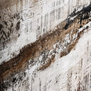 Lienzo de lienzo en tonos marrones de líneas contemporáneas 120 x 120 cm – detalle