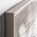 Lienzo de lienzo y madera de pino en tonos claros – detalle