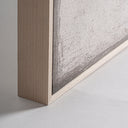 Lienzo de lienzo y madera de pino en tonos claros (juego de 2) – detalle