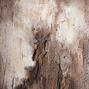 Lienzo de lienzo y madera de pino en tonos marrones 140 x 180 cm – detalle