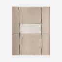 Lienzo de lienzo y madera de pino en tonos marrones 140 x 180 cm – Diseño 2