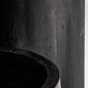 Macetero de fibra de vidrio en color negro (juego de 2) – detalle