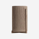 Macetero de madera de mango y rafia en color marrón – 85 x 80 x 124 cm