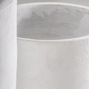 Macetero de terracota en color blanco roto (juego de 2) – detalle