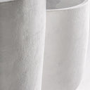 Macetero de terracota en color blanco roto (juego de 2) – detalle