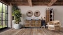 Macetero de terracota en color gris 78 x 53 cm – detalle
