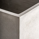 Macetero de terracota en color gris (juego de 2) – detalle