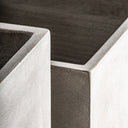 Macetero de terracota en color gris (juego de 2) – detalle