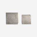 Macetero de terracota en color gris (juego de 2)