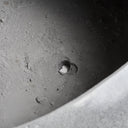 Macetero de terrazo en color gris brillo – detalle