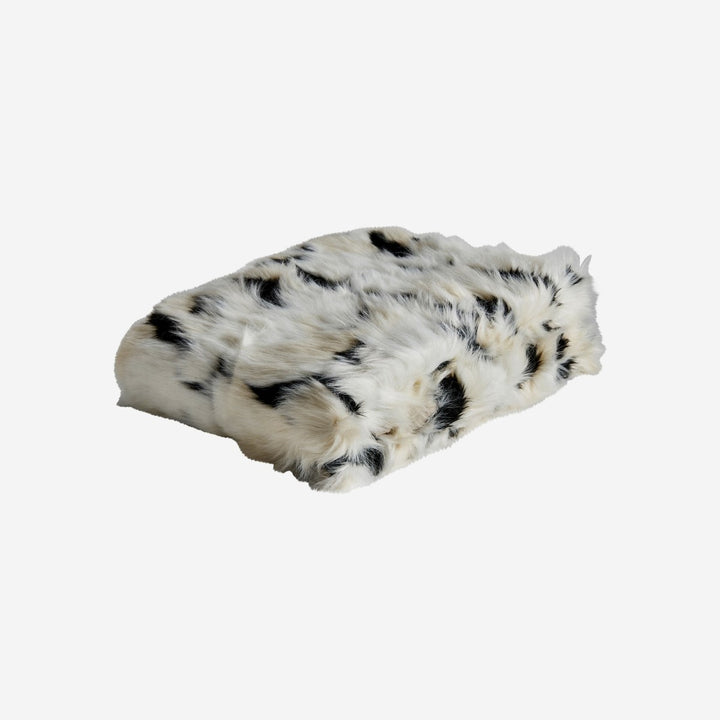 Manta de microfibra en color blanco 130 x 1 cm