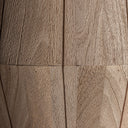 Mesa alta de bar de madera de mango en color marrón claro – detalle