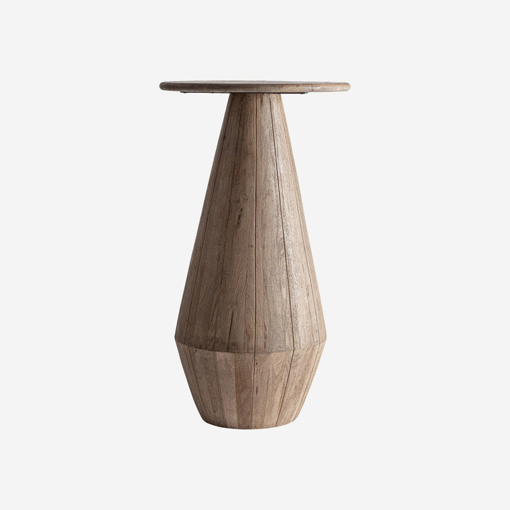 Mesa alta de bar de madera de mango en color marrón claro