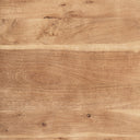 Mesa alta de bar de madera de mango y hierro en color marrón natural – detalle
