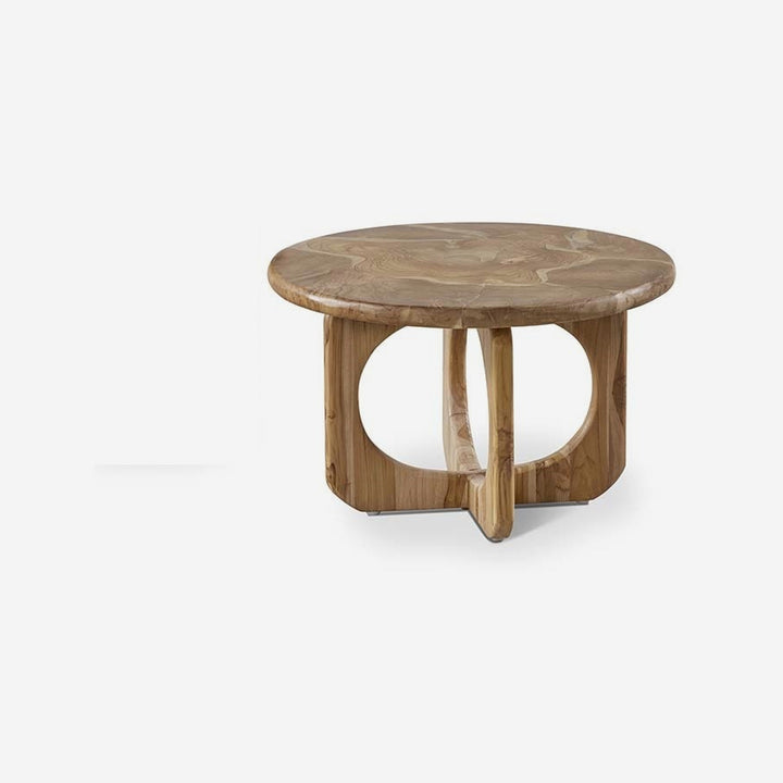 Side table in solid walnut wood with walnut legs