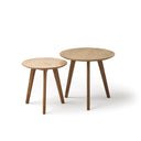 Mesa auxiliar de madera natural, foto de producto