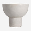 Mesa auxiliar de cemento en color gris 54 x 46 cm