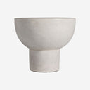 Mesa auxiliar de cemento en color gris 54 x 46 cm