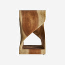 Mesa auxiliar de madera de acacia en color marrón 30 x 50 cm