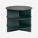 Mesa auxiliar de madera de mango de líneas contemporáneas