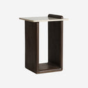 Mesa auxiliar de madera de mango en color marrón ARTIX