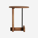 Mesa auxiliar de madera de mango en color marrón DIUSSE