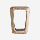 Mesa auxiliar de madera de suar en color marrón claro 45 x 40 x 60 cm
