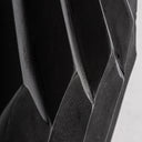 Mesa auxiliar de madera de suar en color negro 50 x 47 cm – detalle
