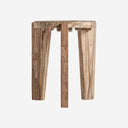 Mesa auxiliar de madera de teca en color marrón