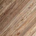 Mesa auxiliar de madera de teca reciclada en color marrón natural 40 x 50 cm – detalle