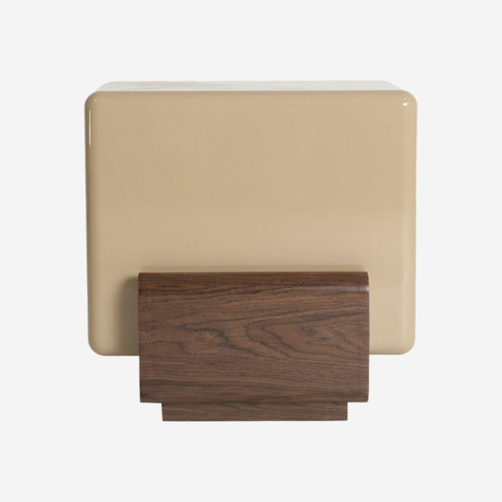 Mesa auxiliar de madera dm en color caqui PARNAC